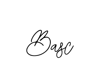 How to make Basc name signature. Use Bearetta-2O07w style for creating short signs online. This is the latest handwritten sign. Basc signature style 12 images and pictures png