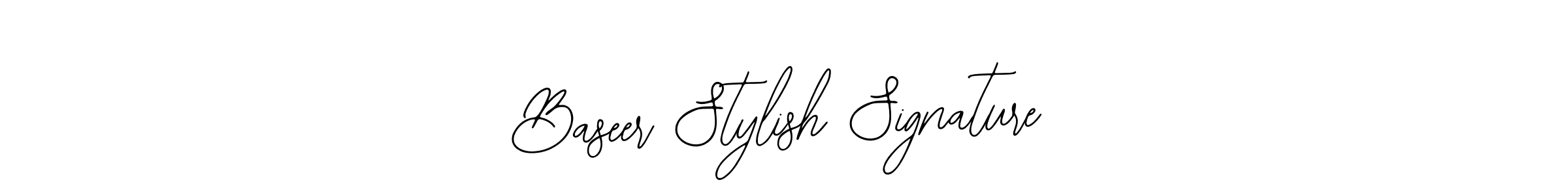 Also we have Baseer Stylish Signature name is the best signature style. Create professional handwritten signature collection using Bearetta-2O07w autograph style. Baseer Stylish Signature signature style 12 images and pictures png