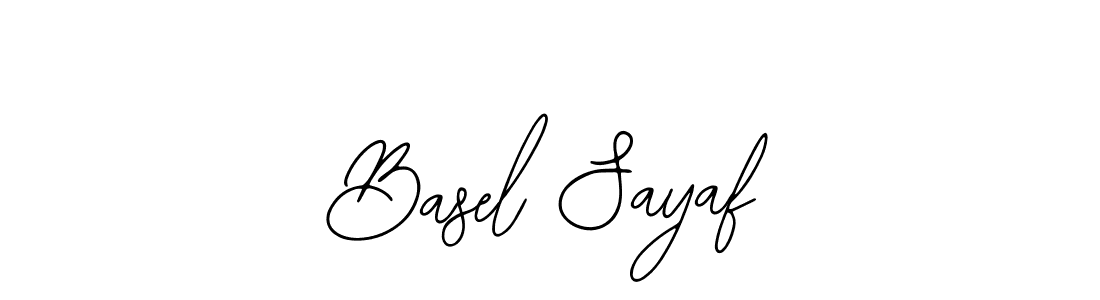 Design your own signature with our free online signature maker. With this signature software, you can create a handwritten (Bearetta-2O07w) signature for name Basel Sayaf. Basel Sayaf signature style 12 images and pictures png