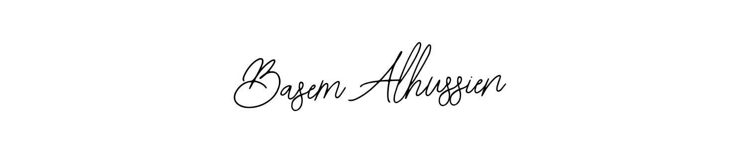 The best way (Bearetta-2O07w) to make a short signature is to pick only two or three words in your name. The name Basem Alhussien include a total of six letters. For converting this name. Basem Alhussien signature style 12 images and pictures png