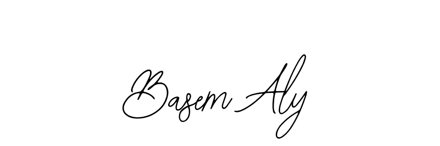 Basem Aly stylish signature style. Best Handwritten Sign (Bearetta-2O07w) for my name. Handwritten Signature Collection Ideas for my name Basem Aly. Basem Aly signature style 12 images and pictures png