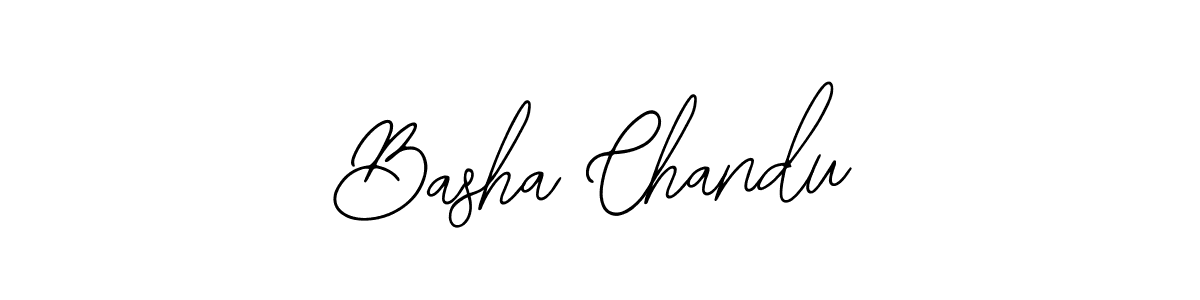 Design your own signature with our free online signature maker. With this signature software, you can create a handwritten (Bearetta-2O07w) signature for name Basha Chandu. Basha Chandu signature style 12 images and pictures png