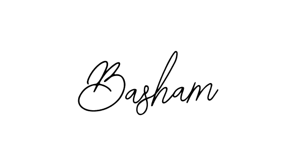 You should practise on your own different ways (Bearetta-2O07w) to write your name (Basham) in signature. don't let someone else do it for you. Basham signature style 12 images and pictures png