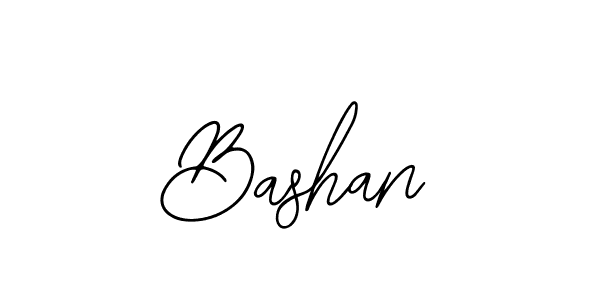 Design your own signature with our free online signature maker. With this signature software, you can create a handwritten (Bearetta-2O07w) signature for name Bashan. Bashan signature style 12 images and pictures png