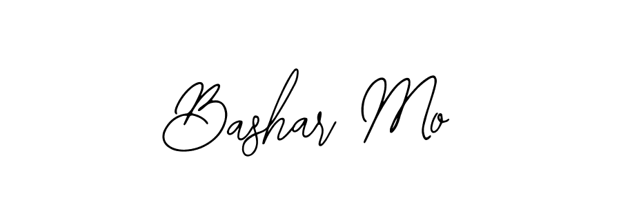 The best way (Bearetta-2O07w) to make a short signature is to pick only two or three words in your name. The name Bashar Mo include a total of six letters. For converting this name. Bashar Mo signature style 12 images and pictures png