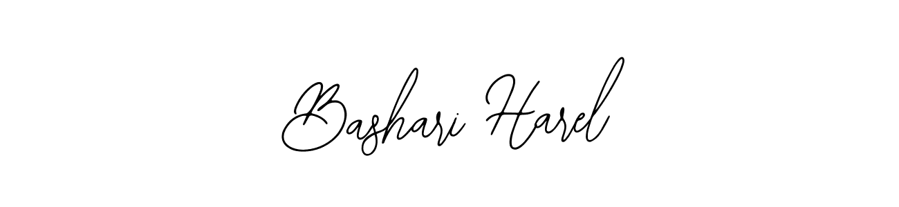 Similarly Bearetta-2O07w is the best handwritten signature design. Signature creator online .You can use it as an online autograph creator for name Bashari Harel. Bashari Harel signature style 12 images and pictures png
