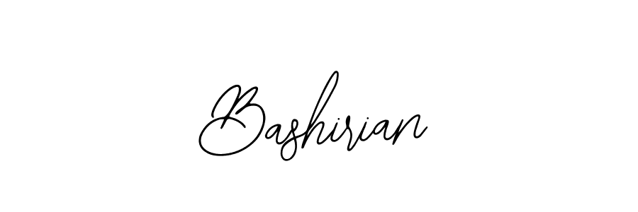How to make Bashirian name signature. Use Bearetta-2O07w style for creating short signs online. This is the latest handwritten sign. Bashirian signature style 12 images and pictures png