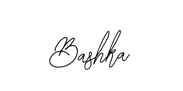 Design your own signature with our free online signature maker. With this signature software, you can create a handwritten (Bearetta-2O07w) signature for name Bashka. Bashka signature style 12 images and pictures png