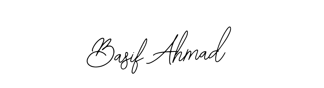 Design your own signature with our free online signature maker. With this signature software, you can create a handwritten (Bearetta-2O07w) signature for name Basif Ahmad. Basif Ahmad signature style 12 images and pictures png