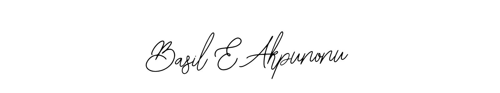 Create a beautiful signature design for name Basil E Akpunonu. With this signature (Bearetta-2O07w) fonts, you can make a handwritten signature for free. Basil E Akpunonu signature style 12 images and pictures png