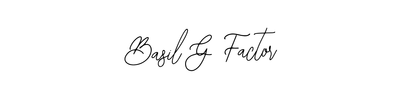 Make a beautiful signature design for name Basil G Factor. Use this online signature maker to create a handwritten signature for free. Basil G Factor signature style 12 images and pictures png