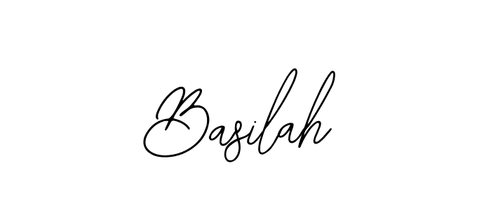 Design your own signature with our free online signature maker. With this signature software, you can create a handwritten (Bearetta-2O07w) signature for name Basilah. Basilah signature style 12 images and pictures png