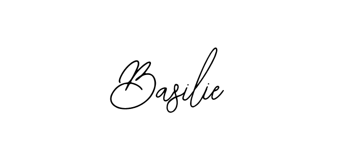 Use a signature maker to create a handwritten signature online. With this signature software, you can design (Bearetta-2O07w) your own signature for name Basilie. Basilie signature style 12 images and pictures png