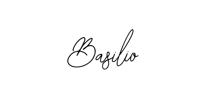 Use a signature maker to create a handwritten signature online. With this signature software, you can design (Bearetta-2O07w) your own signature for name Basilio. Basilio signature style 12 images and pictures png