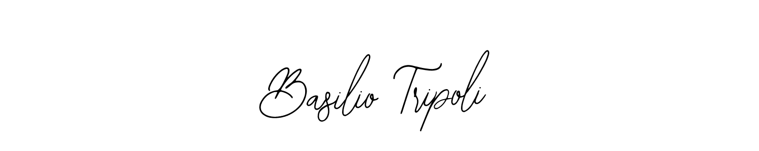 Similarly Bearetta-2O07w is the best handwritten signature design. Signature creator online .You can use it as an online autograph creator for name Basilio Tripoli. Basilio Tripoli signature style 12 images and pictures png
