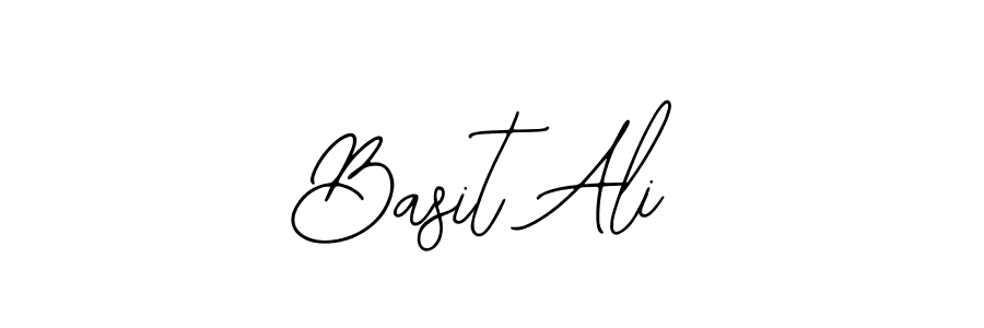 Design your own signature with our free online signature maker. With this signature software, you can create a handwritten (Bearetta-2O07w) signature for name Basit Ali. Basit Ali signature style 12 images and pictures png