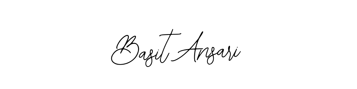 Also we have Basit Ansari name is the best signature style. Create professional handwritten signature collection using Bearetta-2O07w autograph style. Basit Ansari signature style 12 images and pictures png