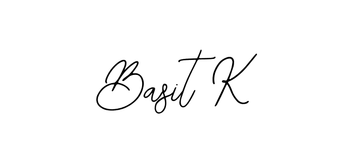 Bearetta-2O07w is a professional signature style that is perfect for those who want to add a touch of class to their signature. It is also a great choice for those who want to make their signature more unique. Get Basit K name to fancy signature for free. Basit K signature style 12 images and pictures png