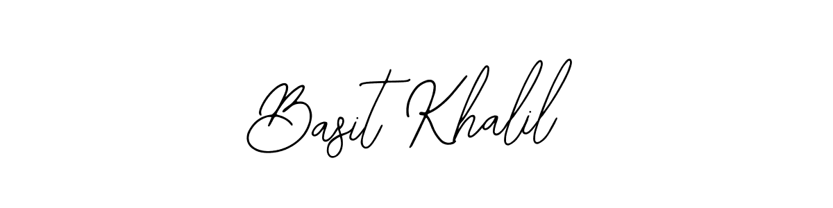 Make a beautiful signature design for name Basit Khalil. With this signature (Bearetta-2O07w) style, you can create a handwritten signature for free. Basit Khalil signature style 12 images and pictures png