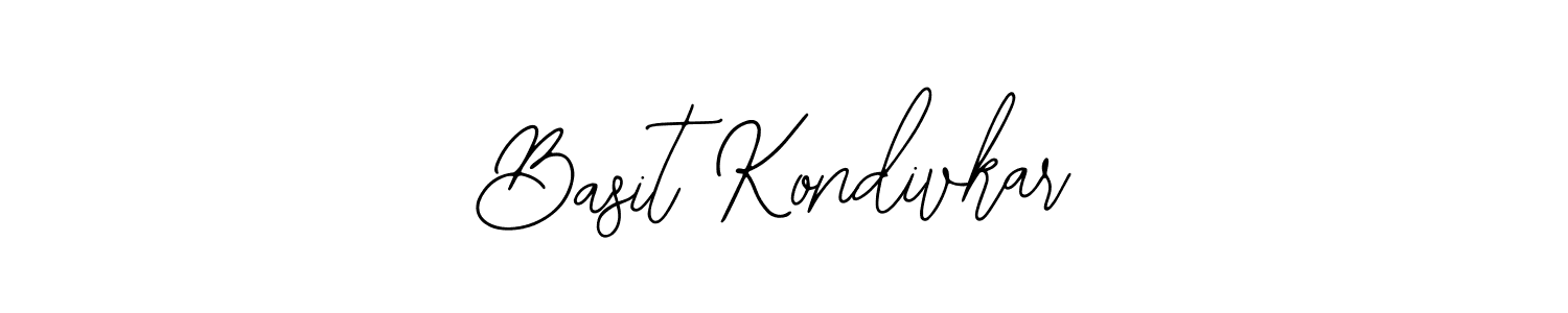 Here are the top 10 professional signature styles for the name Basit Kondivkar. These are the best autograph styles you can use for your name. Basit Kondivkar signature style 12 images and pictures png