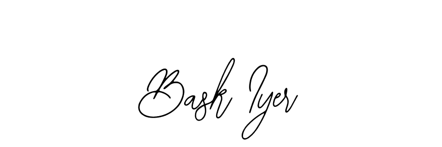if you are searching for the best signature style for your name Bask Iyer. so please give up your signature search. here we have designed multiple signature styles  using Bearetta-2O07w. Bask Iyer signature style 12 images and pictures png