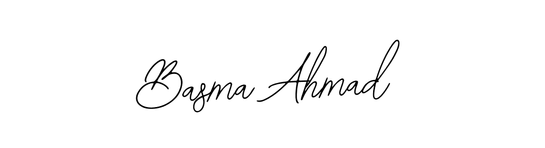 Create a beautiful signature design for name Basma Ahmad. With this signature (Bearetta-2O07w) fonts, you can make a handwritten signature for free. Basma Ahmad signature style 12 images and pictures png