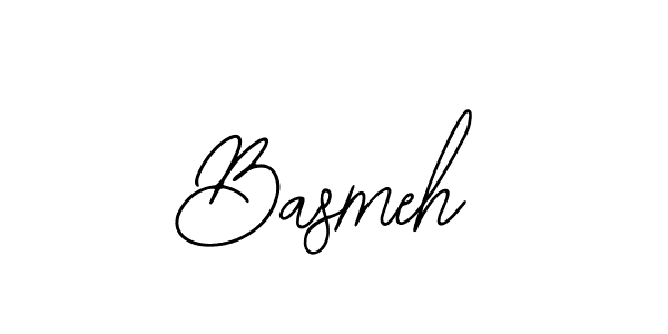 You should practise on your own different ways (Bearetta-2O07w) to write your name (Basmeh) in signature. don't let someone else do it for you. Basmeh signature style 12 images and pictures png