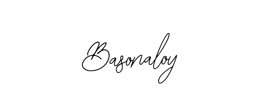 How to make Basonaloy signature? Bearetta-2O07w is a professional autograph style. Create handwritten signature for Basonaloy name. Basonaloy signature style 12 images and pictures png