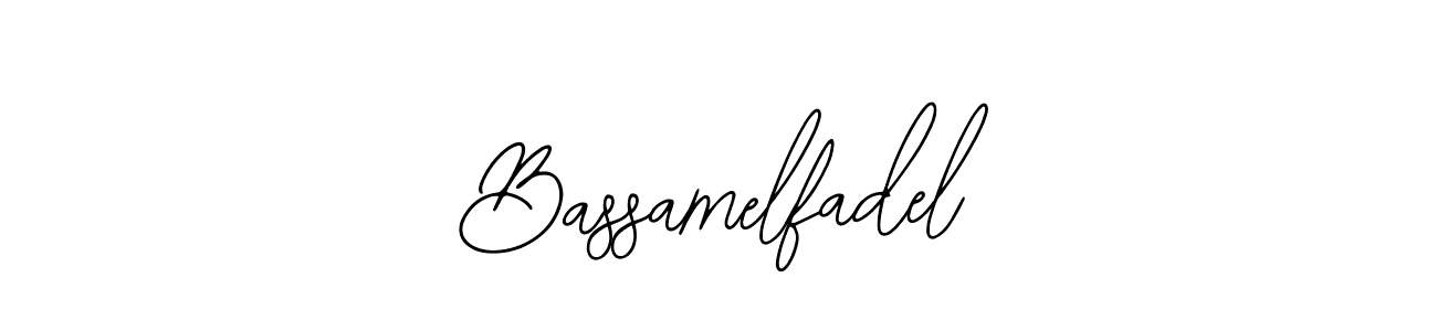 Design your own signature with our free online signature maker. With this signature software, you can create a handwritten (Bearetta-2O07w) signature for name Bassamelfadel. Bassamelfadel signature style 12 images and pictures png