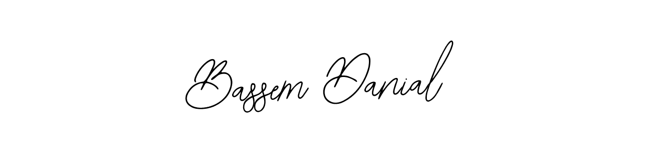 Use a signature maker to create a handwritten signature online. With this signature software, you can design (Bearetta-2O07w) your own signature for name Bassem Danial. Bassem Danial signature style 12 images and pictures png