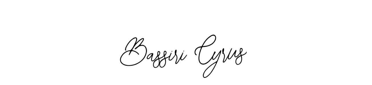 The best way (Bearetta-2O07w) to make a short signature is to pick only two or three words in your name. The name Bassiri Cyrus include a total of six letters. For converting this name. Bassiri Cyrus signature style 12 images and pictures png