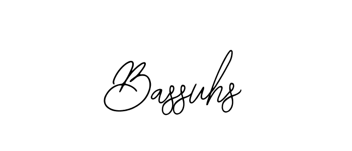 Bearetta-2O07w is a professional signature style that is perfect for those who want to add a touch of class to their signature. It is also a great choice for those who want to make their signature more unique. Get Bassuhs name to fancy signature for free. Bassuhs signature style 12 images and pictures png