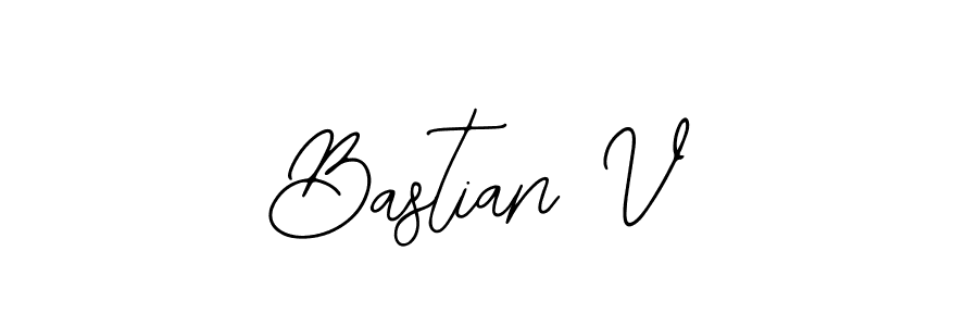 if you are searching for the best signature style for your name Bastian V. so please give up your signature search. here we have designed multiple signature styles  using Bearetta-2O07w. Bastian V signature style 12 images and pictures png