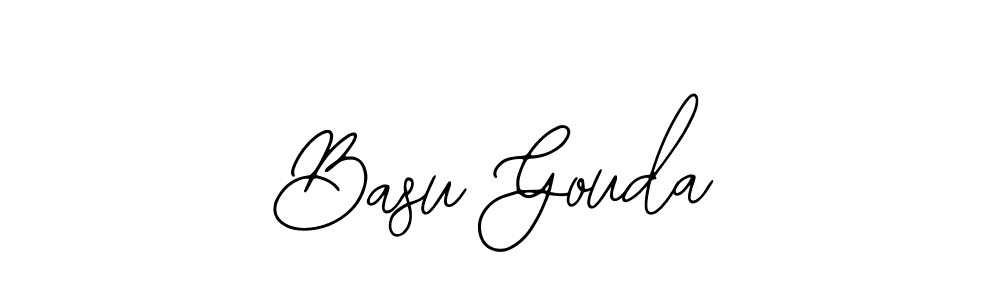 Also we have Basu Gouda name is the best signature style. Create professional handwritten signature collection using Bearetta-2O07w autograph style. Basu Gouda signature style 12 images and pictures png