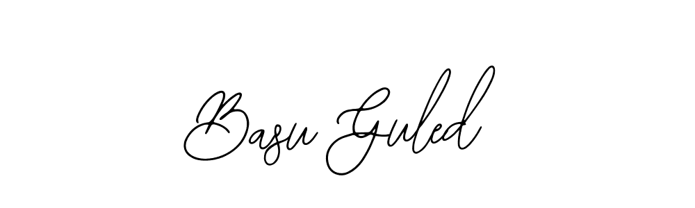 Make a beautiful signature design for name Basu Guled. With this signature (Bearetta-2O07w) style, you can create a handwritten signature for free. Basu Guled signature style 12 images and pictures png