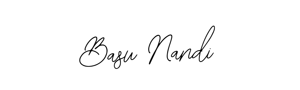 Design your own signature with our free online signature maker. With this signature software, you can create a handwritten (Bearetta-2O07w) signature for name Basu Nandi. Basu Nandi signature style 12 images and pictures png