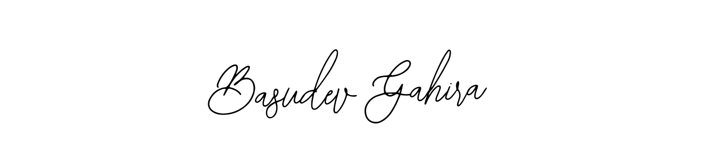 Design your own signature with our free online signature maker. With this signature software, you can create a handwritten (Bearetta-2O07w) signature for name Basudev Gahira. Basudev Gahira signature style 12 images and pictures png