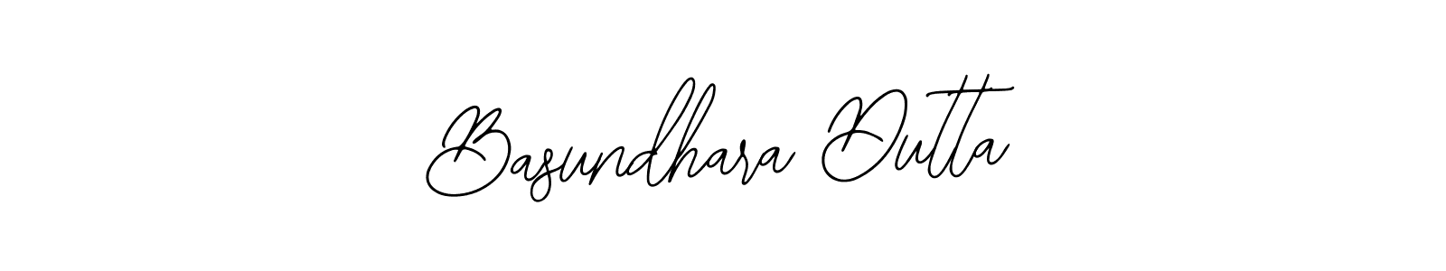 How to make Basundhara Dutta name signature. Use Bearetta-2O07w style for creating short signs online. This is the latest handwritten sign. Basundhara Dutta signature style 12 images and pictures png