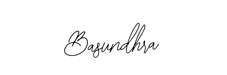 How to make Basundhra signature? Bearetta-2O07w is a professional autograph style. Create handwritten signature for Basundhra name. Basundhra signature style 12 images and pictures png