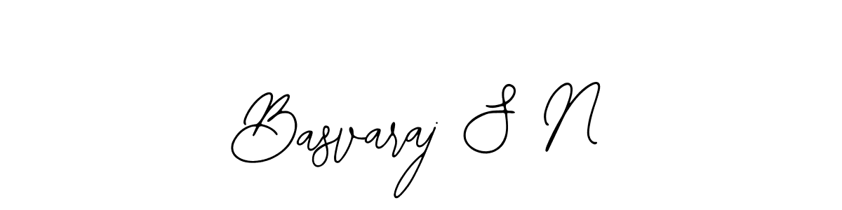 Create a beautiful signature design for name Basvaraj S N. With this signature (Bearetta-2O07w) fonts, you can make a handwritten signature for free. Basvaraj S N signature style 12 images and pictures png