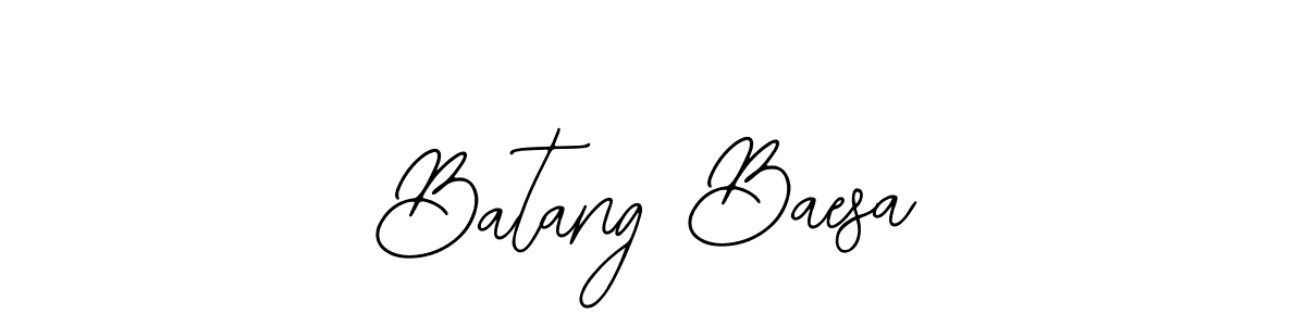 Make a beautiful signature design for name Batang Baesa. With this signature (Bearetta-2O07w) style, you can create a handwritten signature for free. Batang Baesa signature style 12 images and pictures png