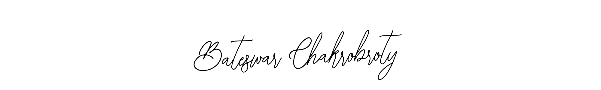 How to make Bateswar Chakrobroty name signature. Use Bearetta-2O07w style for creating short signs online. This is the latest handwritten sign. Bateswar Chakrobroty signature style 12 images and pictures png