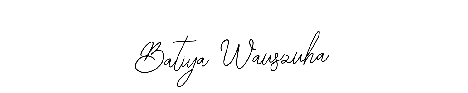 Once you've used our free online signature maker to create your best signature Bearetta-2O07w style, it's time to enjoy all of the benefits that Batiya Wauszuha name signing documents. Batiya Wauszuha signature style 12 images and pictures png