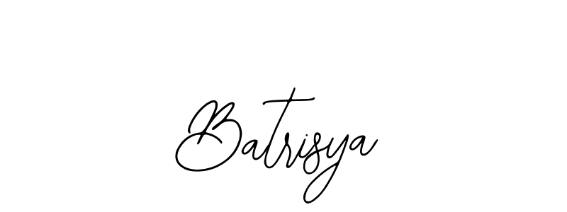 You should practise on your own different ways (Bearetta-2O07w) to write your name (Batrisya) in signature. don't let someone else do it for you. Batrisya signature style 12 images and pictures png