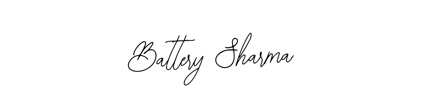 How to make Battery Sharma signature? Bearetta-2O07w is a professional autograph style. Create handwritten signature for Battery Sharma name. Battery Sharma signature style 12 images and pictures png