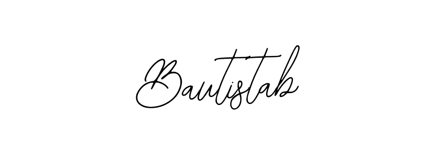You should practise on your own different ways (Bearetta-2O07w) to write your name (Bautistab) in signature. don't let someone else do it for you. Bautistab signature style 12 images and pictures png
