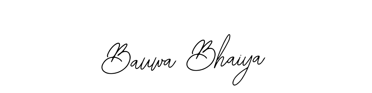 Make a beautiful signature design for name Bauwa Bhaiya. Use this online signature maker to create a handwritten signature for free. Bauwa Bhaiya signature style 12 images and pictures png