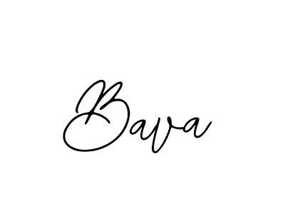 How to make Bava signature? Bearetta-2O07w is a professional autograph style. Create handwritten signature for Bava name. Bava signature style 12 images and pictures png