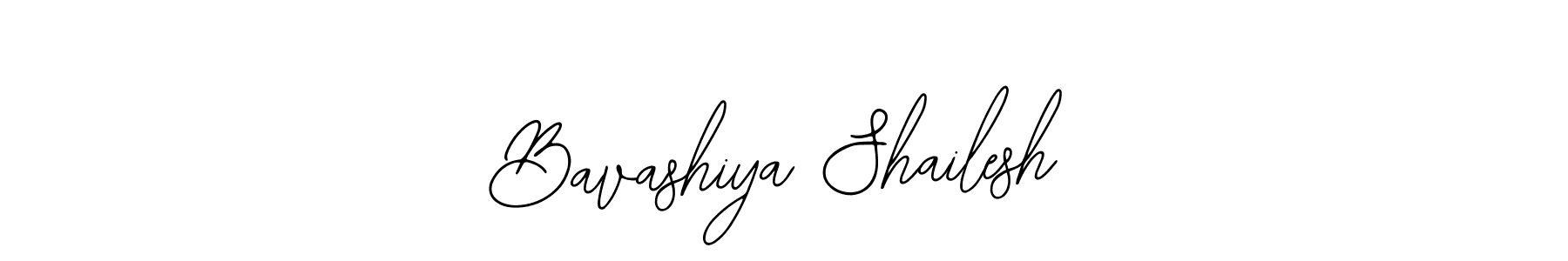 Create a beautiful signature design for name Bavashiya Shailesh. With this signature (Bearetta-2O07w) fonts, you can make a handwritten signature for free. Bavashiya Shailesh signature style 12 images and pictures png