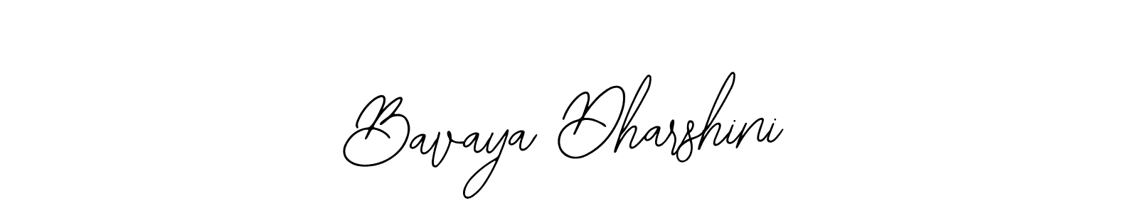 Use a signature maker to create a handwritten signature online. With this signature software, you can design (Bearetta-2O07w) your own signature for name Bavaya Dharshini. Bavaya Dharshini signature style 12 images and pictures png